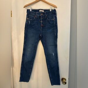 Madewell high rise skinny jean
